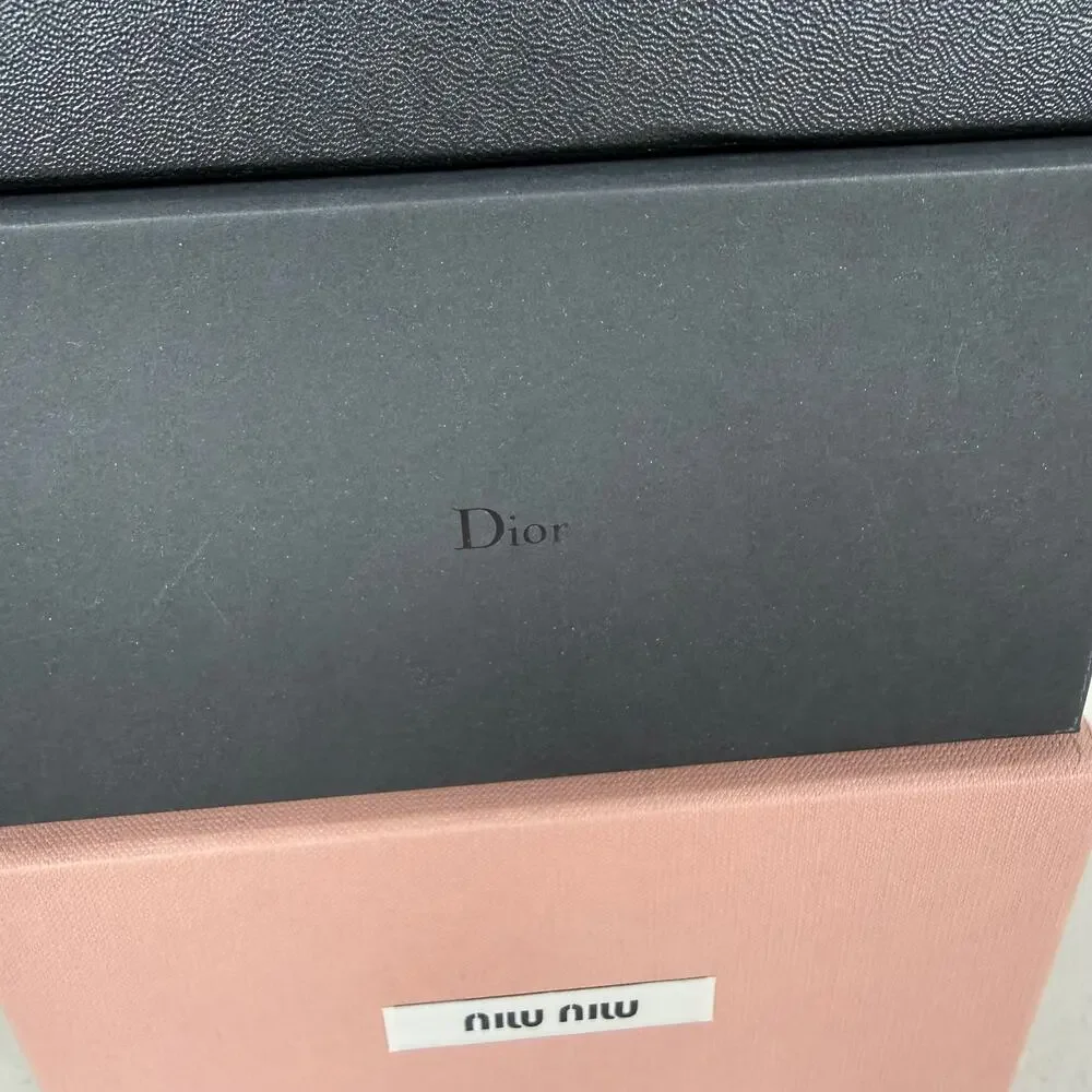 Designer Sunglasses Boxes Chanel Dior Miu Miu Lot of 3 Display Box